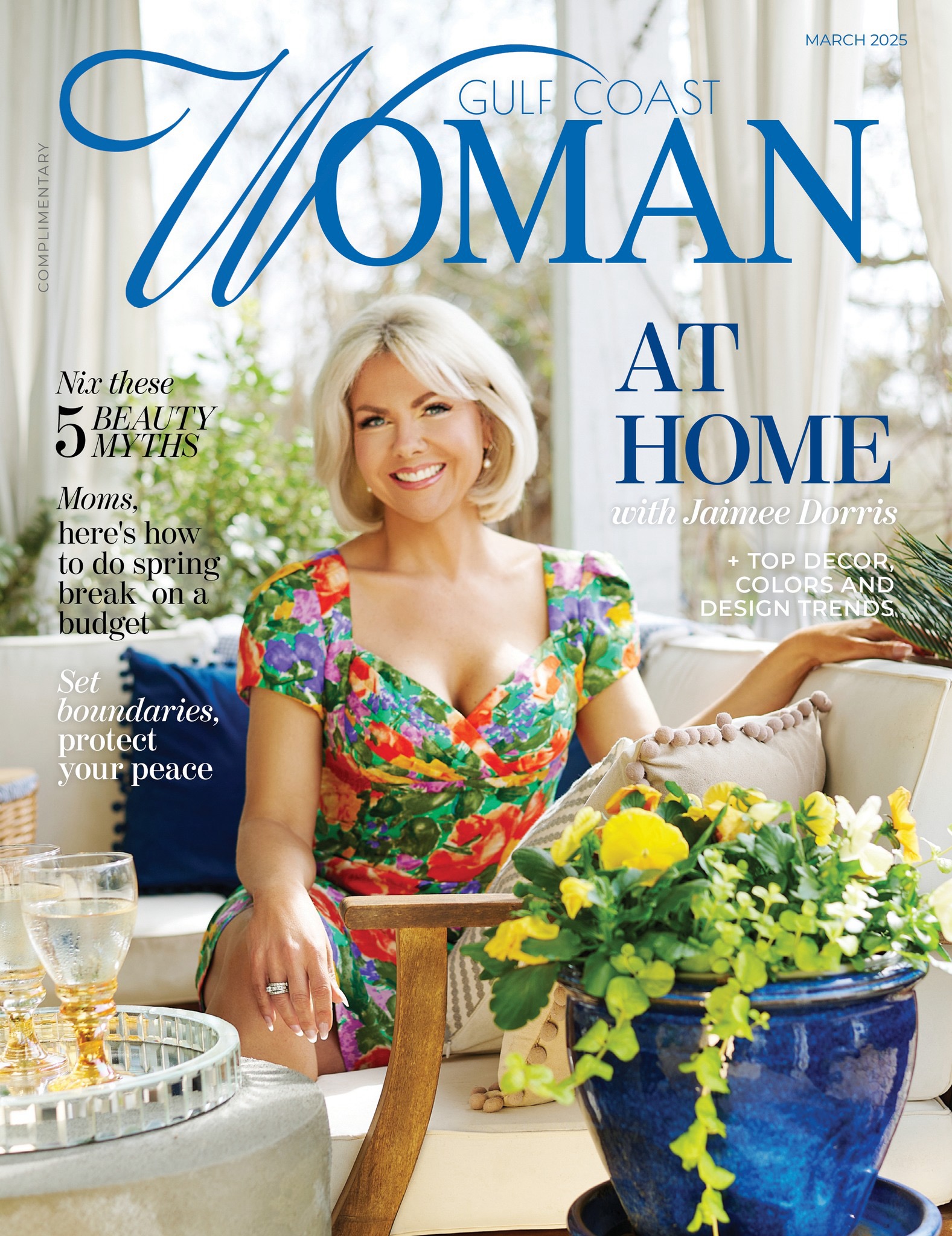 magazine cover gulf coast woman jaimee dorris
